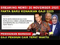 Lagu BREAKING NEWS! MALAM INI 20 NOEVMEBR 2025 FAKTA BARU KENAIKAN GAJI DAN RAPELAN PENSIUN SIMAK JAWABAN