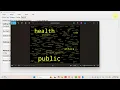 How to generate report charts word cloud and export them Qualcoder Part-5