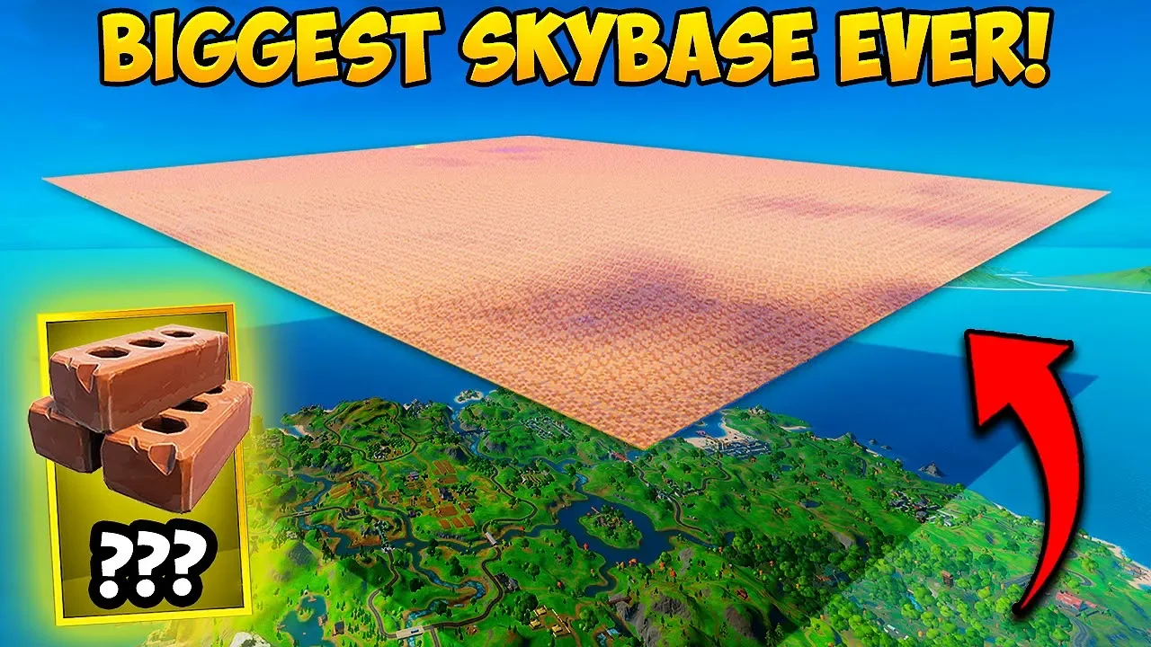 IS THIS SKY BASE EVEN COOL? - Fortnite Funny Fails and WTF Moments! #804