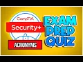 SECURITY EXAM PREP - Acronyms