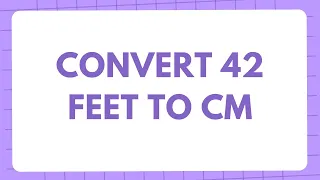 42 feet in cm Conversion of 42 Feet ft in Centimeters cm Convert 42 ft to cm