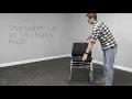 300 lb Capacity Premium Ganging Stacking Chair