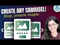 Responsive WordPress Carousel for Images Posts Products 2025