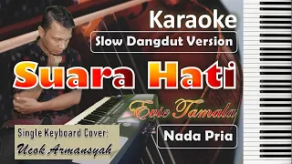 suara hati karaoke nada cowok evie tamala slow dangdut version sikece lirik