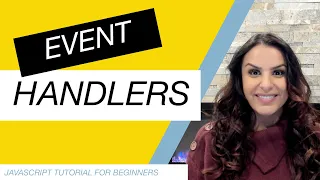 JavaScript Tutorial for Beginners Part 16 Event Handlers