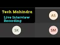 Tech Mahindra react js interview