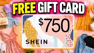 How to Get FREE Shein Gift Card Codes 2026 750 Shein Gift Cards for FREE