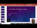 Python regular expression Tamil