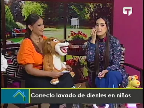 Correcto lavado de dientes en niños