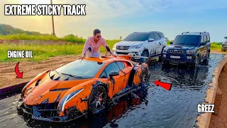 World’s Most Slippery oil and grease RC Car car Track – Chatpat toy tv