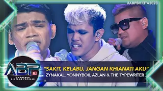 Download Zynakal, Yonnyboii, Azlan \u0026 The Typewriter - Sakit, Kelabu, Jangan Khianati Aku | #ABPBHKITA2020 MP3