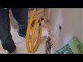 How To Cut Install CSST Flexable Gas Propane Pipe
