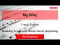 Lagu My Way : Frank Sinatra : Alto Sax Playalong Backing Track