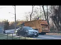 Late Catch A Town Of Huntington Garbage Truck Passing By The Park