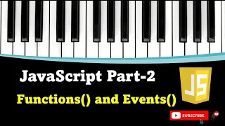 Part - 2 Functions and Events