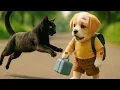 Download Lagu Baby Puppy Attacked by a Cat 😭🐱💔You Won’t Believe Why! 😱❤️But Ginger’s Kindness Changed Everything❤️