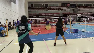 qatar badminton 10th may 2022 orly u0026 hannah vs jenny u0026 kristin