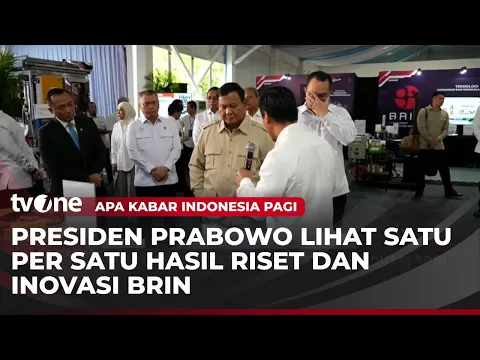Prabowo Apresiasi Hasil Riset BRIN, Inovasi Nasional Siap Mendunia