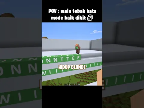 game tebak kata kembali #minecraft #shorts #funny