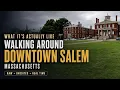 A Raw Summer Walk Through Salem Massachusetts in 4K