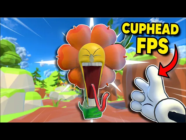 I Turned Cuphead Into A First Person Shooter