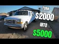 Turning a Beat Up Truck Into Insane Profits Full Process