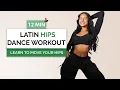 12 MIN LATIN HIPS DANCE PARTY Workout to burn Fat - Full Body Burn Lose Weight Fast Kaji Pm