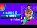 Python Lecture 10 - Operator