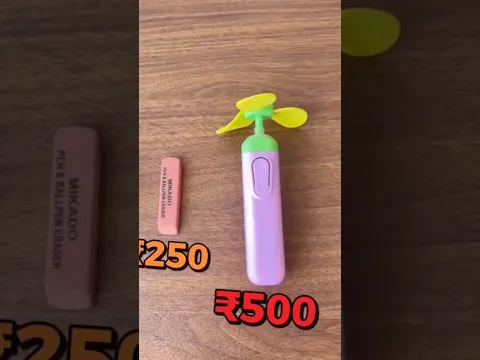 ₹5 vs ₹500 eraser