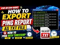 Ping with Timestamp Export Results to TXT File Windows CMD Tutorial