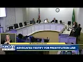 Advocates testify for prostitution law in King County