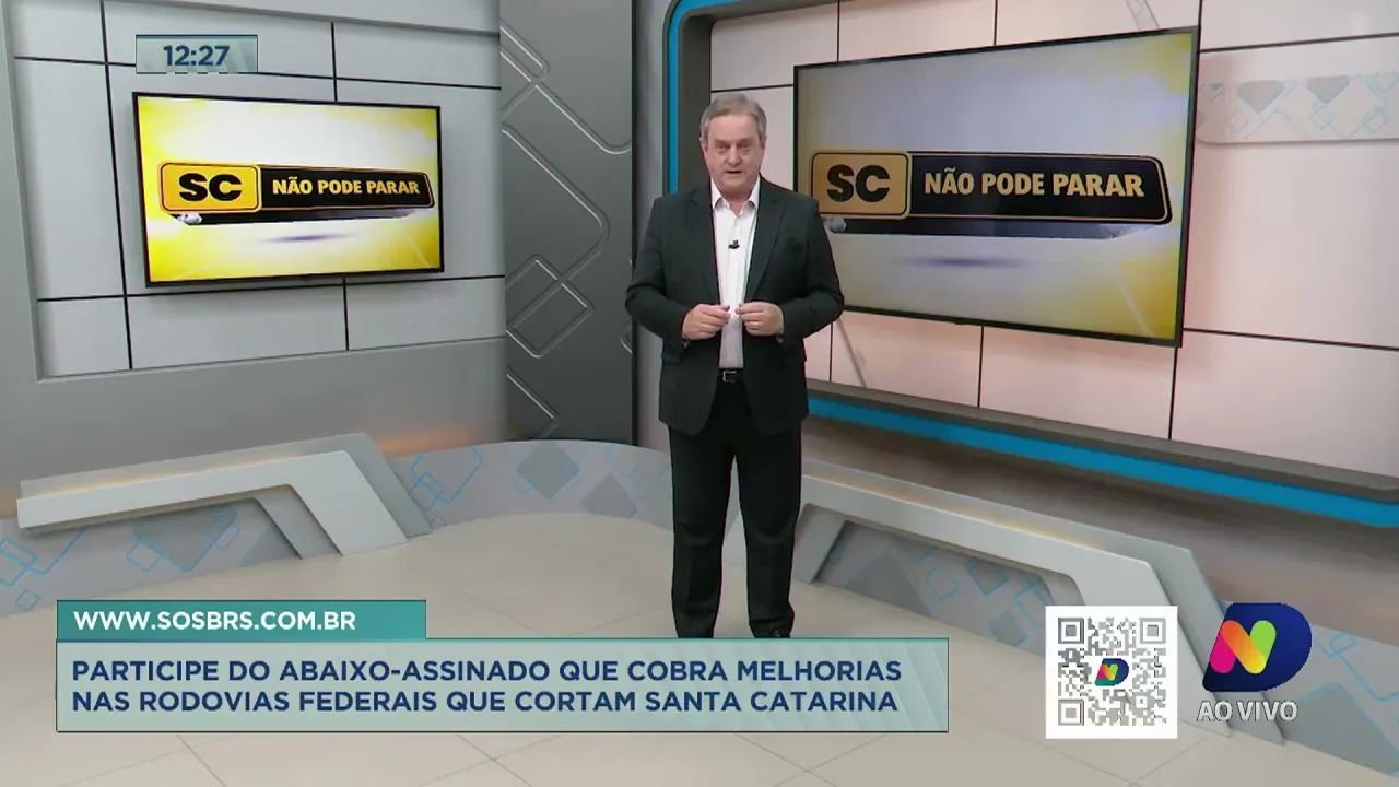 SC Não Pode Parar: abaixo-assinado cobra melhorias nas rodovias do Estado
