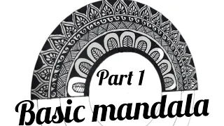 How to draw basic Mandala fillers Patterns Part 1