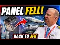 A CABIN PANEL JUST FELL JetBlue 1569 Turns Back to JFK