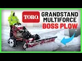 Review of the Toro Grandstand Multiforce Boss Plow Effortless Snow Removal and Versatility