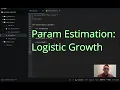 Fitting Logistic Growth Model to Data