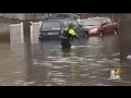 Water main break floods Jamaica Plain neighborhood damages street