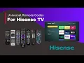 Universal Remote Codes For Hisense TV Updated 2025