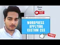 Applying Custom Css In Wordpress Custom Theme Styling Header and Footer Design Wordpress