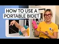 How to Use TUSHY Travel Portable Bidet Tutorial