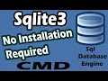 Sqlite3 Download No Installation Part-01 How to Download Sqlite3 Sqlite3 Using Command Prompt