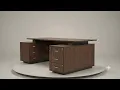 Ultimate Executive L-Shaped Office Desk with Integrated Storage Unboxing Overview