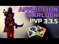 AFFLICTION WARLOCK PVP 3 3 5 - BEGINNER GUIDE WARMANE WOTLK Talents Gear Spells Duels Tips 2022