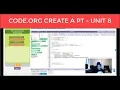 CODE ORG CSP UNIT 8 CREATE PT PERFORMANCE TASK