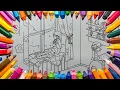 17 Minutes of Relaxing Snow Coloring Winter Coloring Book for Stress Relief