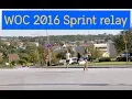 WOC 2016 Sprint Relay
