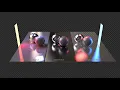 masking the reflection with material nodes