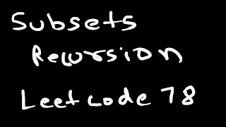 Subsets Leetcode 78 Recursive Approach JAVA