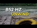 852 Hz Wooden Pier Rain: 1-Hour Unwind Soundscape