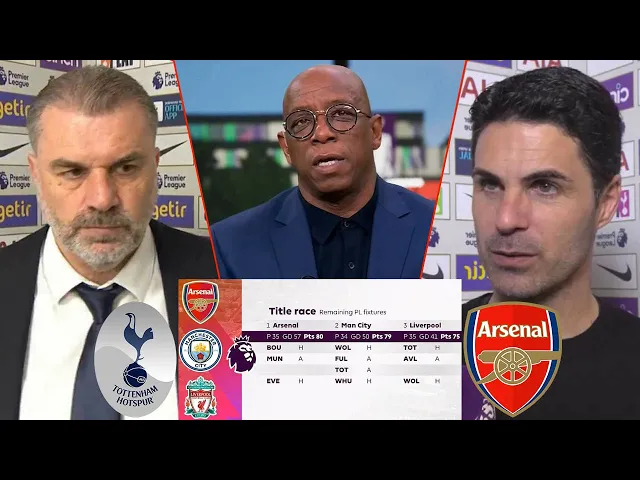 Download MP3 MOTD Tottenham vs Arsenal 2-3 Ian Wright Review The Title Race Arsenal vs Man City |Arteta Interview
